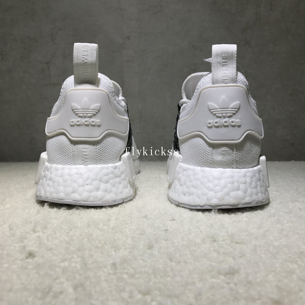 Real Boost Adidas NMD R1 White World